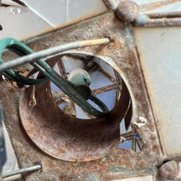 Lot of 3 Vintage Frosted White Glass Star - Picture 8 of 9